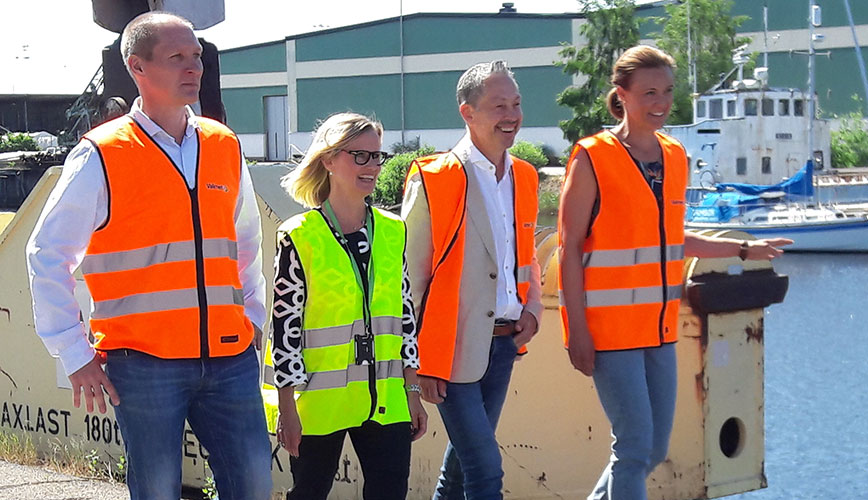 Nya slussar i Trollh&auml;tte kanal